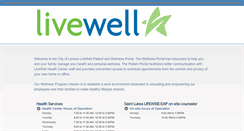 Desktop Screenshot of lenexalivewell.com